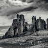 Black and White Photography of Castle in Belogradchik