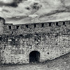 Black and White Photography of Castle in Belogradchik Town