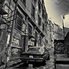 Istanbul, carakoy, black and white photography, city, street, buildings, sky, car, megapolis, trips 